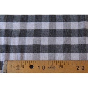 tissu viscose à carreaux