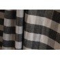 carreaux viscose lurex - gris et noir