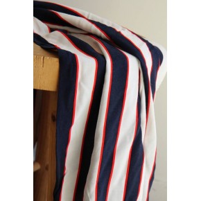 tissu pour robe fluide - un chat sur un fil
