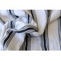 Tissu popeline de viscose - rayures
