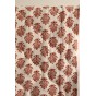 tissu matelassé fleurs indiennes