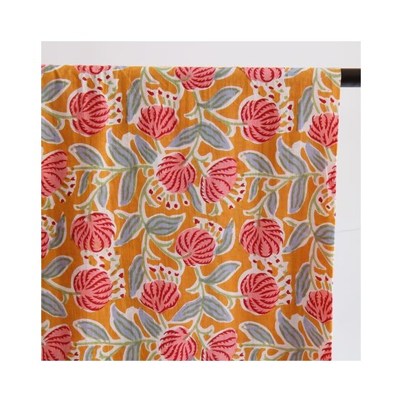 tissu coton indien - un chat sur fil