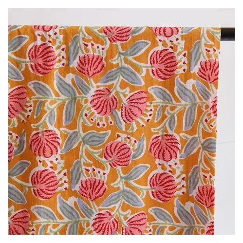 tissu coton indien - un chat sur fil