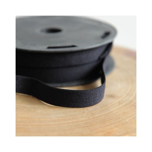 élastique boxer noir - 15 mm