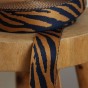 sangle zèbre 38 mm - camel et marine