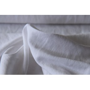tissu lin et viscose blanc - un chat sur un fil