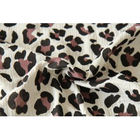 tissu double gaze - un chat sur un fil