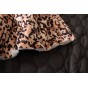 tissu léopard matelassé - un chat sur un fil