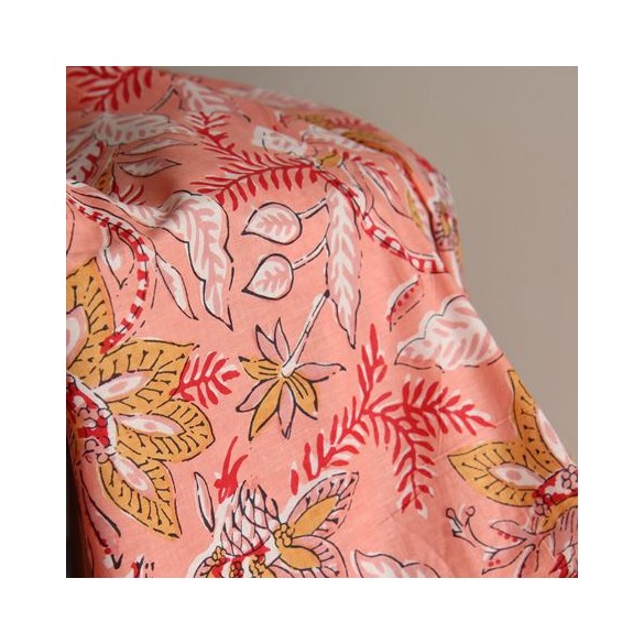 tissu indien - un chat sur fil