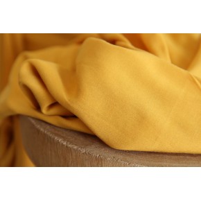 tissu viscose ocre - un chat sur un fil