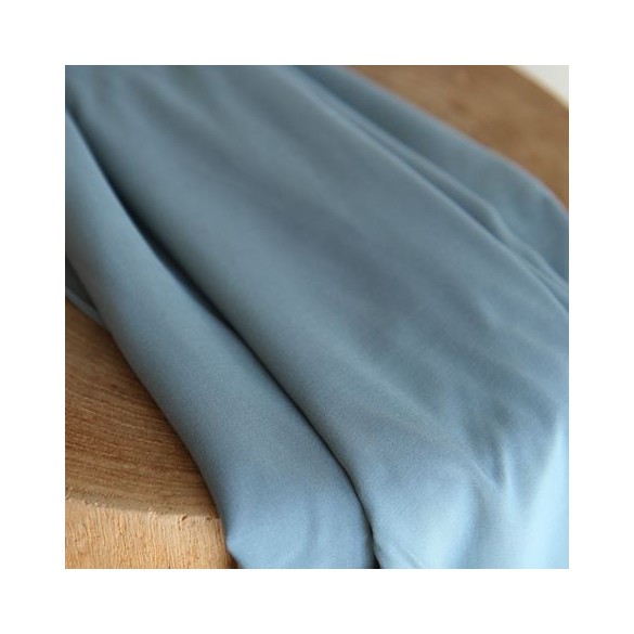 TISSU VISCOSE FINE - bleu céladon