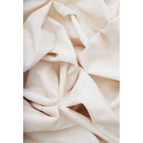 velours milleraies coton bio - écru