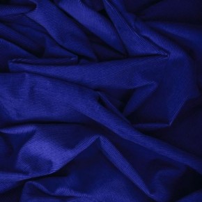velours milleraies coton bio - BLEU COBALT