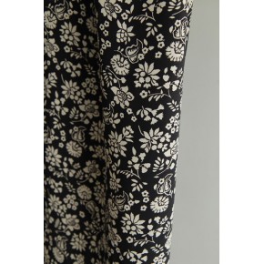 joli tissu crêpe - un chat sur un fil