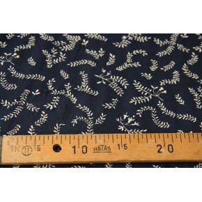 twill de viscose - marine et écru