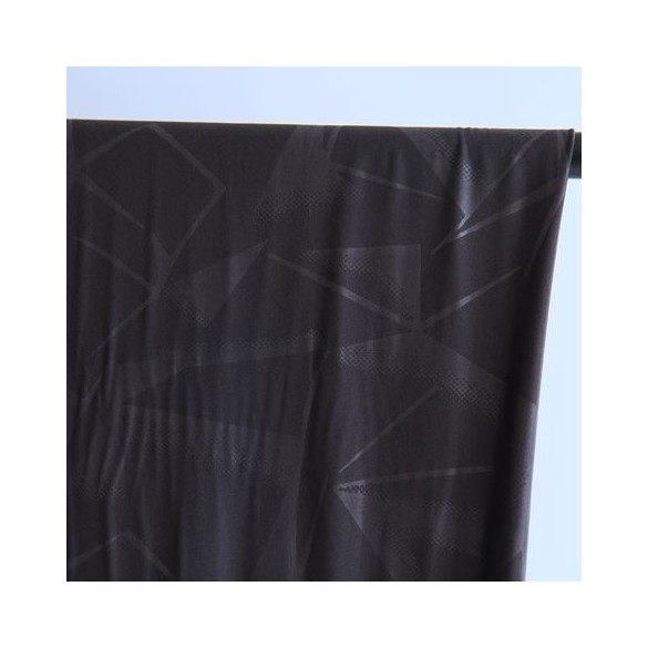 tissu jersey sport - noir