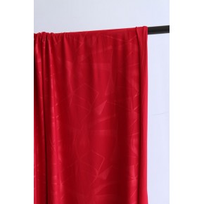tissu jersey sport rouge - un chat sur un fil
