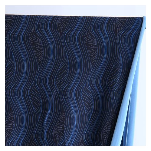 tissu jersey sport - bleu