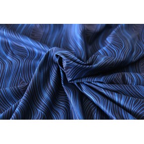 tissu jersey sport - bleu et marine