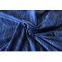 tissu jersey sport - bleu et marine