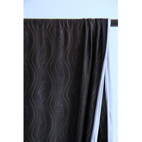 tissu sport - noir et gris