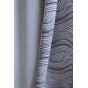joli tissu gris et noir imprimé vagues - tissu sport