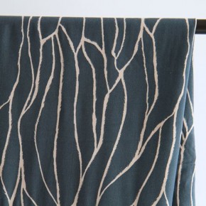 Twill de Viscose - un chat sur un fil