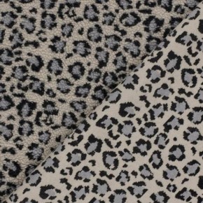 manteau en sherpa léopard - un chat sur un fil