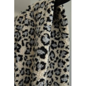 joli tissu sherpa très chaud et épais - un chat sur un fil