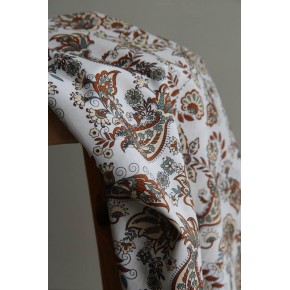 popeline coton cachemire - un chat sur un fil