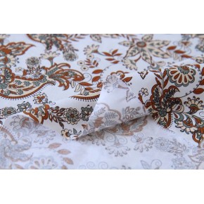 coton imprimé - un chat sur un fil