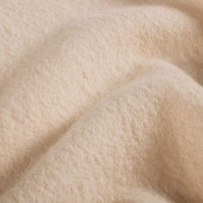 tissu en laine bouillie pure laine - écru