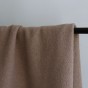 tissu en laine bouillie pure laine - beige