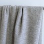 joli tissu en laine bouillie gris clair