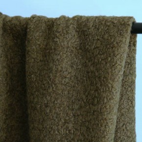 tissu bouclette KAKI - un chat sur un fil