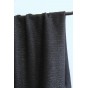 tissu en laine et polyester - noir chiné gris