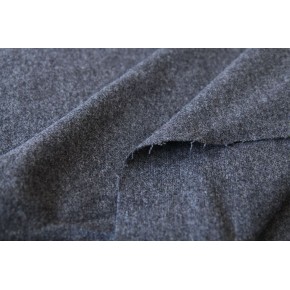 tissu en laine gris - un chat sur un fil