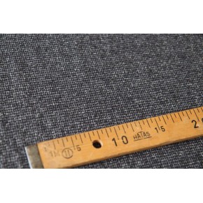 tissu en laine gris - un chat sur un fil