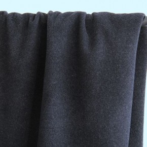 tissu velours de laine - gris anthracite