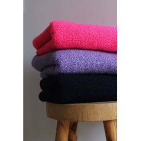 tissu sherpa et polaire - lilas