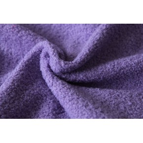 tissu teddy lilas envers polaire - un chat sur un fil
