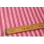 tissu rayé - rose