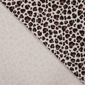 tissu french terry - léopard