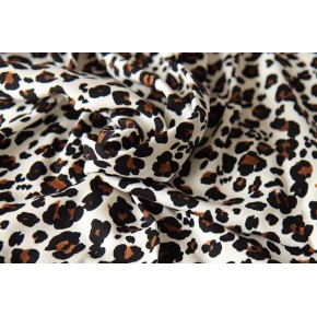 twill de viscose - un chat sur un fil