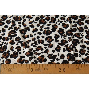 twill de viscose - un chat sur un fil