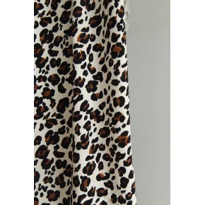 twill de viscose - un chat sur un fil