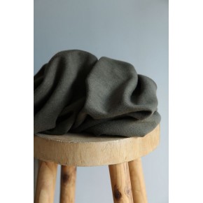 tissu maille tricot - kaki