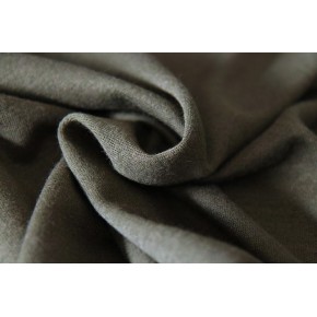 tissu maille douce kaki - un chat sur un fil