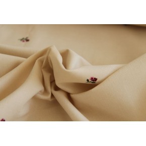 tissu en velours milleraies imprimé - un chat sur un fil