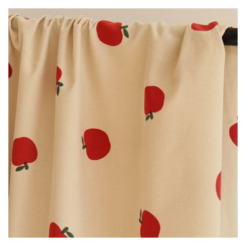 tissu velours milleraies - un chat sur un fil